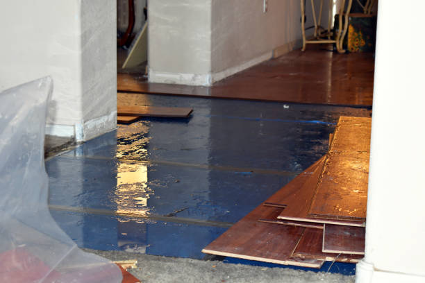 Professional Sewage Cleanup technician working in Whitelaw, WI